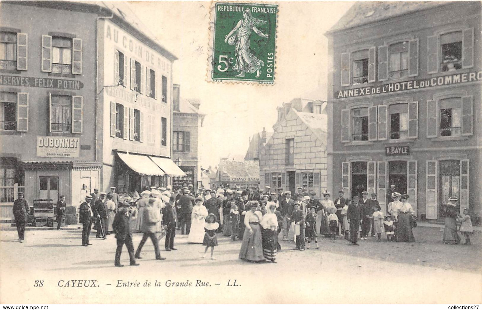 80-CAYEUX-ENTREE DE LA GRANDE RUE - Cayeux Sur Mer