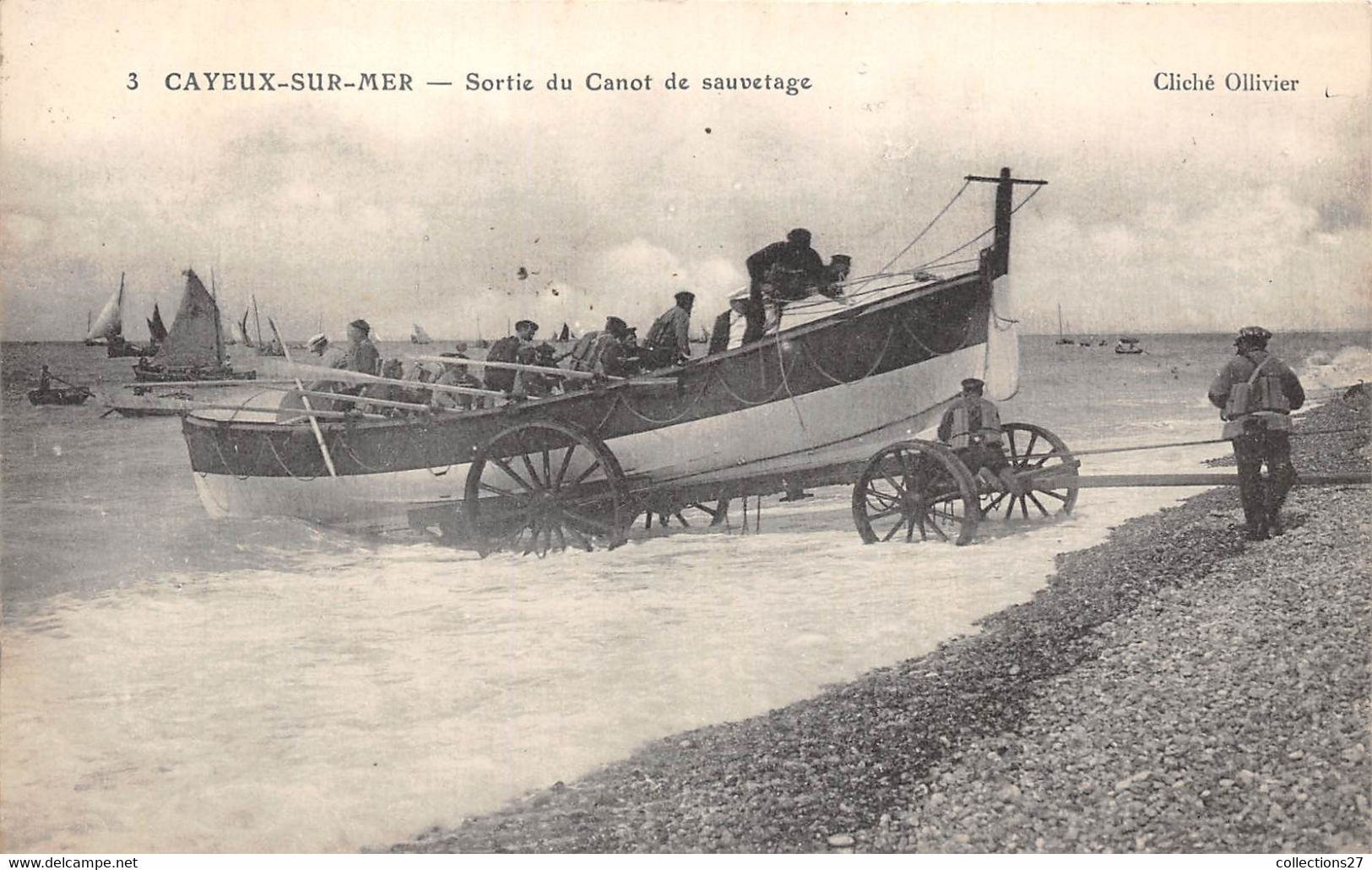 80-CAYEUX-SORTIE DU CANOT DE SAUVETAGE - Cayeux Sur Mer