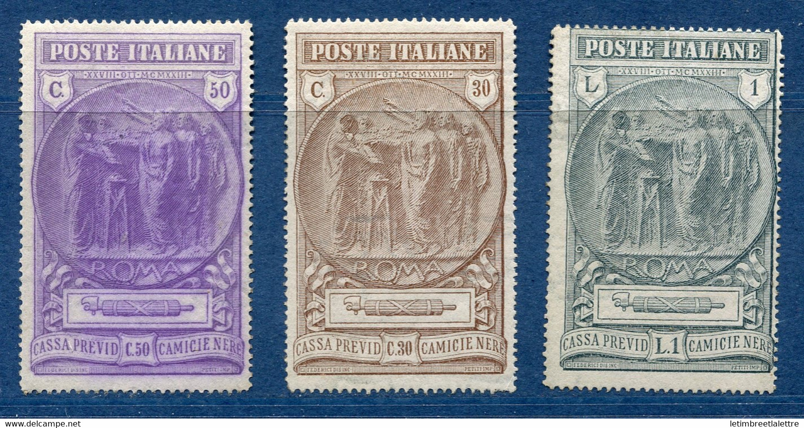 ⭐ Italie - YT N° 140 à 142 ** - Neuf Sans Charnière - 1923 ⭐ - Nuovi