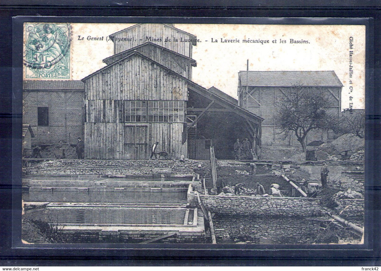 53. Le Genest. Mines De La Lucette. La Laverie Mécanique Et Les Bassins - Le Genest Saint Isle