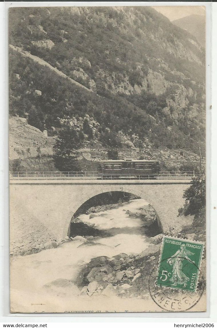 65 Cauterets Train Tramway Au Pont Raillere - Cauterets