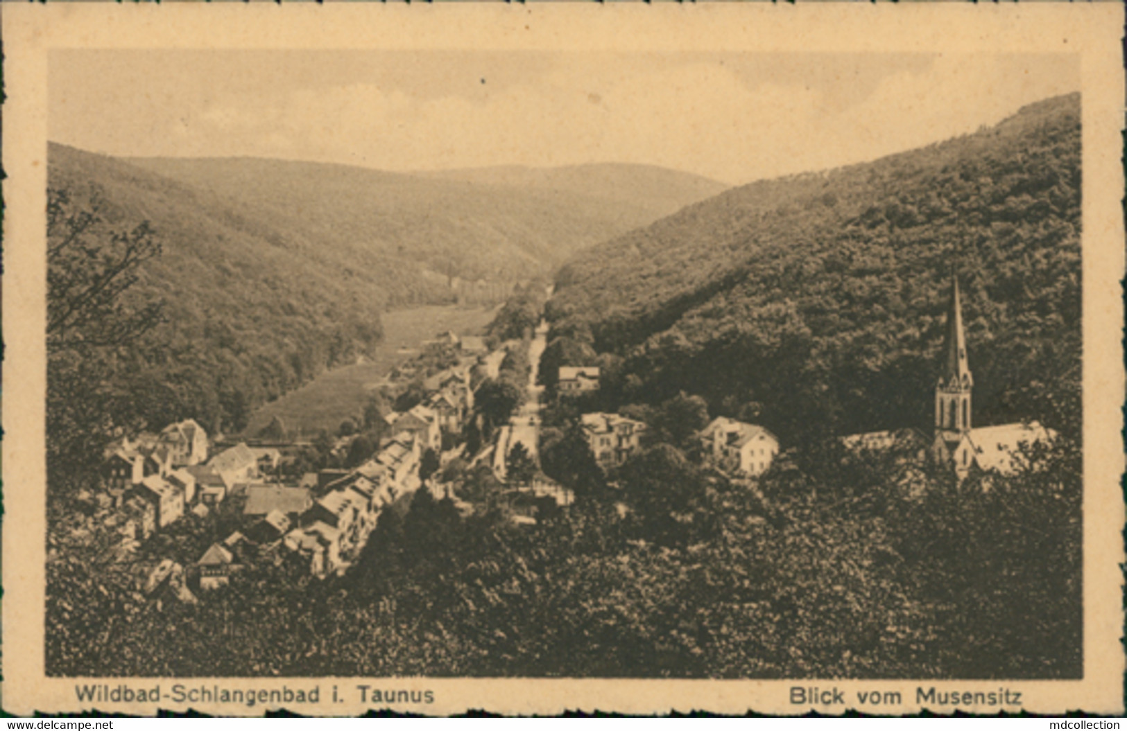 DE SCHLANGENBAD /  Blick Vom Musensitz / - Schlangenbad