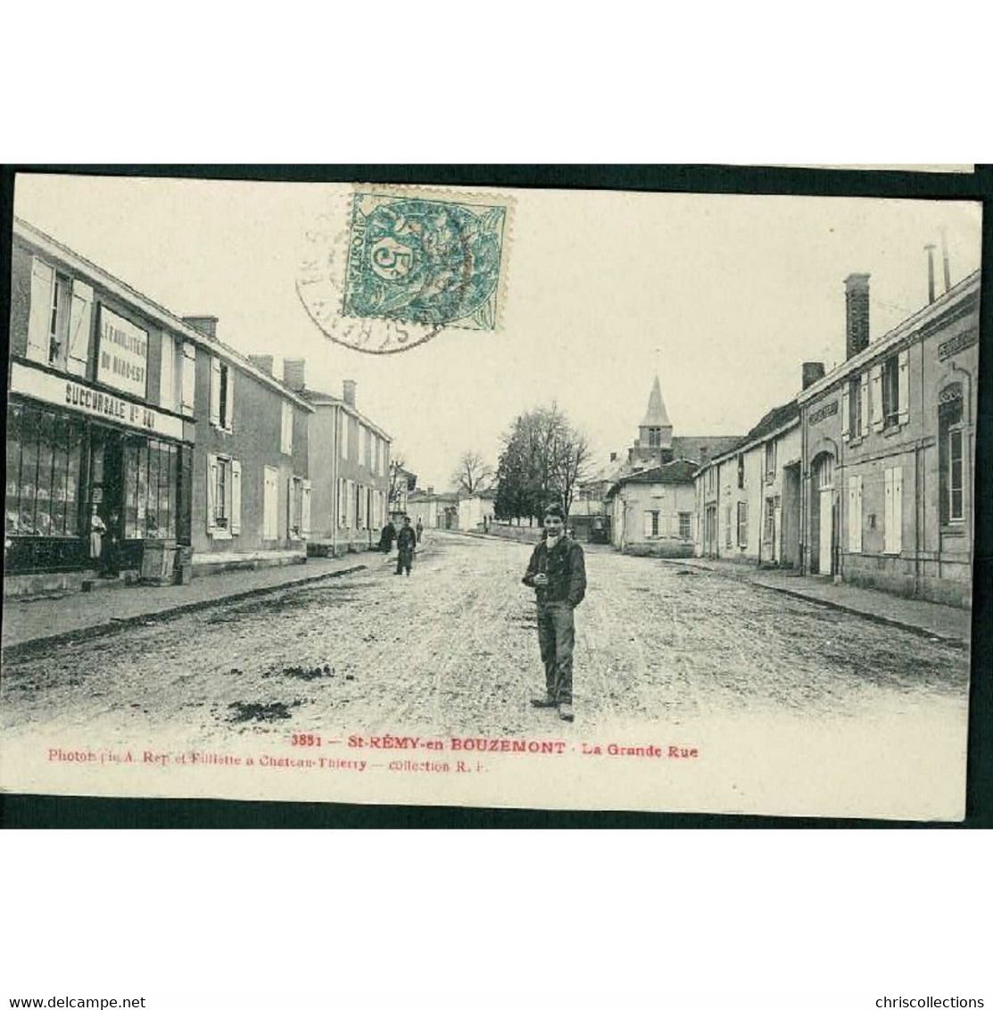 51 - SAINT REMY EN BOUZEMONT (Marne) - La Grande Rue - Saint Remy En Bouzemont