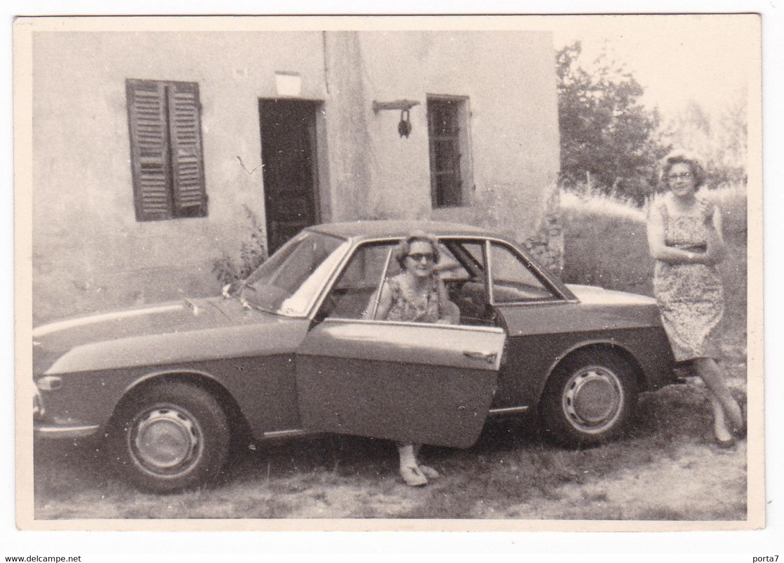 AUTOMOBILE  LANCIA  FULVIA COUPE  -  2 FOTO ORIGINALI - Automobili