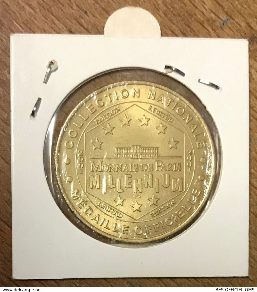 95 CHÂTEAU D'ÉCOUEN MDP 2001 MÉDAILLE SOUVENIR MONNAIE DE PARIS JETON TOURISTIQUE TOKENS MEDALS COINS - 2001