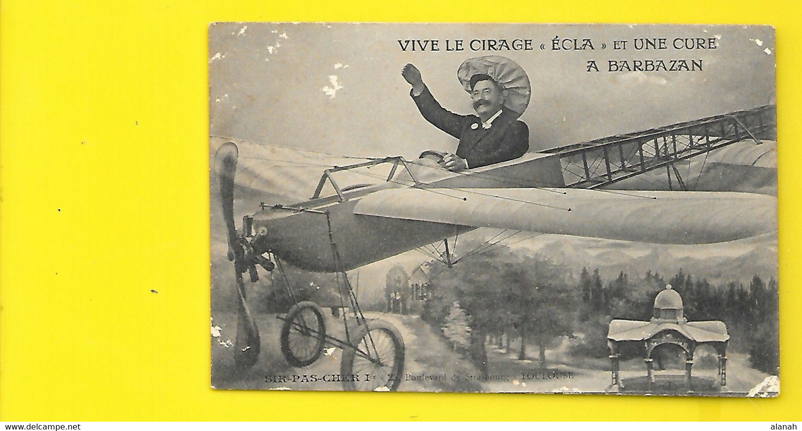 BARBAZAN Fantaisie Publicité Cirage "ECLA" Sir Pas Cher () Haute Garonne (31) - Barbazan