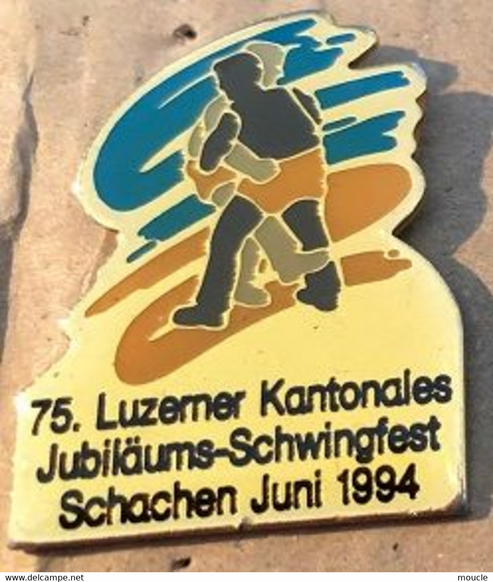 LUTTE SUISSE - SCHWEIZER WRESTLING - SWISS - SVIZZERO-LUCHA SUIZA - SCHWING - 75 LUZERNER KANT. JUNI 1994 - (21) - Lutte