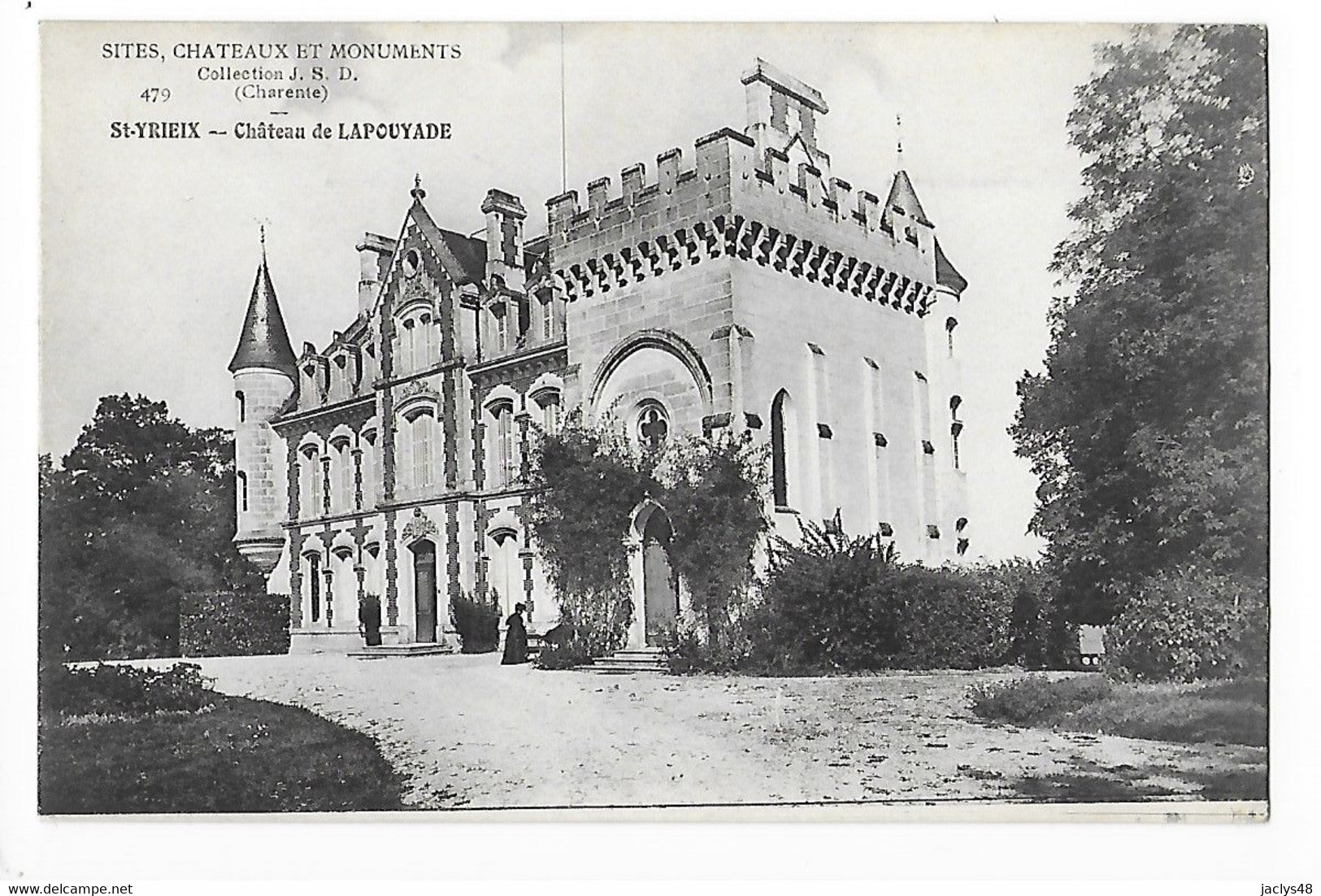 SAINT YRIEIX  (cpa 16)  Château De LAPOUYADE   -  L 1 - Villefagnan