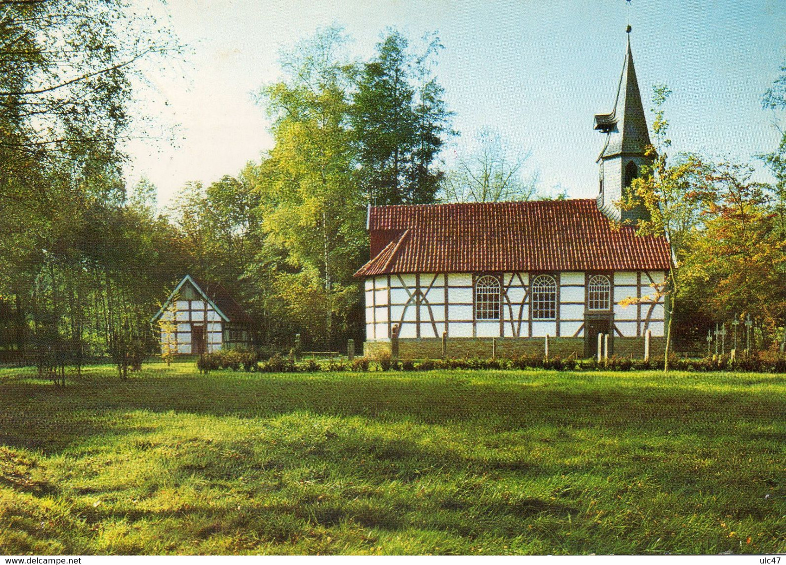 - Museumsdorf CLOPPENBURG. Fachwerk-Kirche Von 1698 Und Bauerschaftsschule Von 1751 - Scan Verso - - Cloppenburg