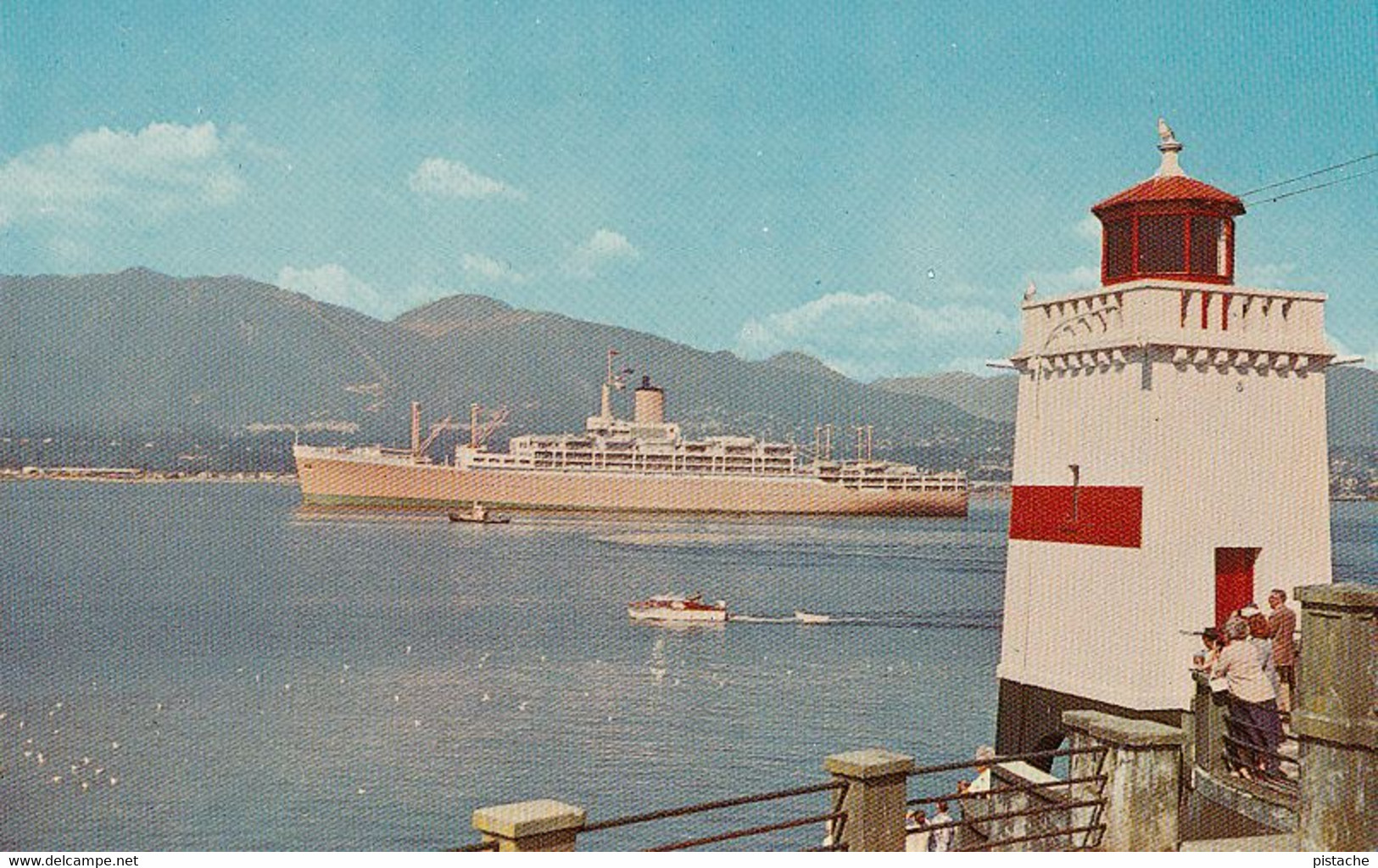 Vancouver Harbour - British Columbia B.C. Canada - Lighthouse Phare Boat Bateau - Unused - 2 Scans - Otros & Sin Clasificación