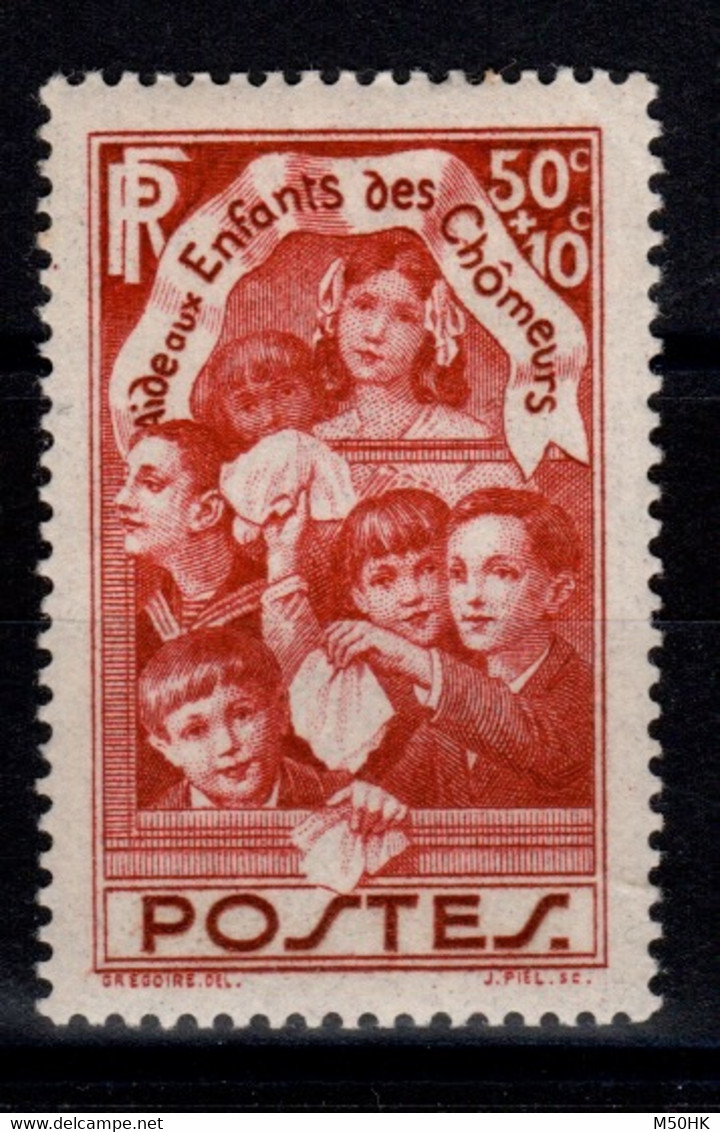 YV 312 N* Enfants De Chomeurs Cote 5 Euros - Unused Stamps