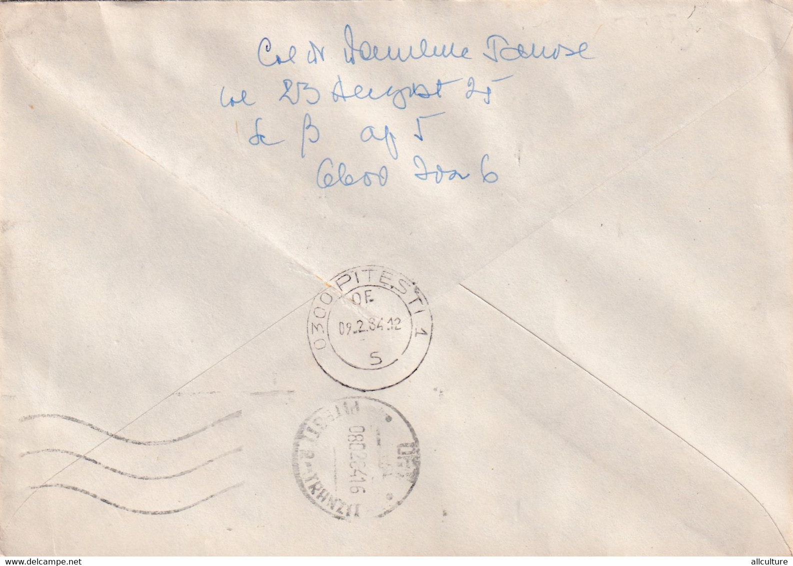 A2806-  125 De Ani De La Moartea Lui Alecu Russo, Stamped Iasi Pitesti 1984 Romania - Lettres & Documents