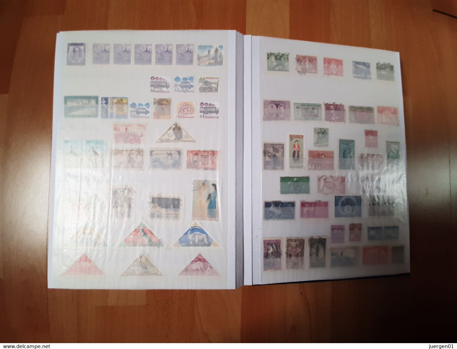 DEUTSCHLAND / WELT - In 2 E - Büchern - Lots & Kiloware (mixtures) - Min. 1000 Stamps