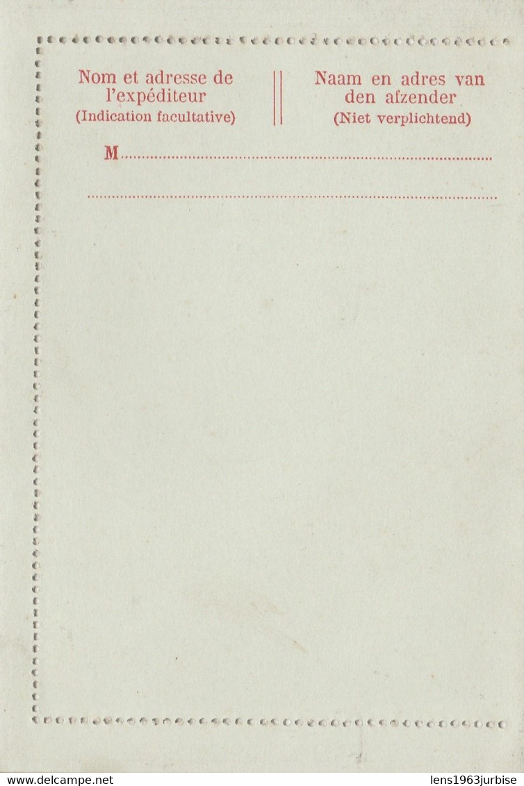 Carte Lettre , Albert 1er - Postbladen