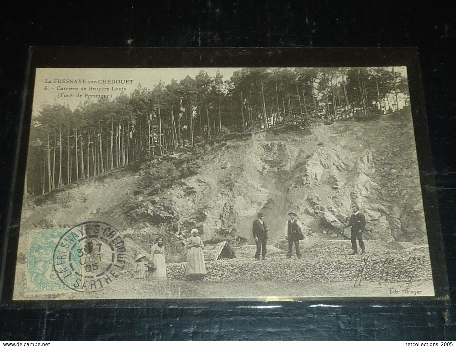 LA FRESNAYE-SUR-CHEDOUET - CARRIERE DE BRUYERE LOUIS (FORET DE PERSEIGUE) - 72 SARTHE (C.R) - La Fresnaye Sur Chédouet