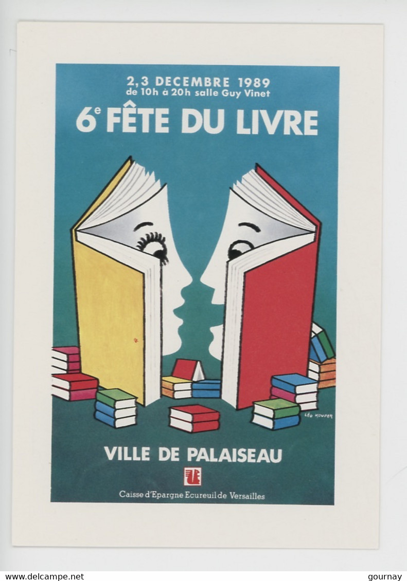 Palaiseau 1989 6è Fête Du Livre - Léo Kouper Illustrateur  (cp Vierge) - Kouper