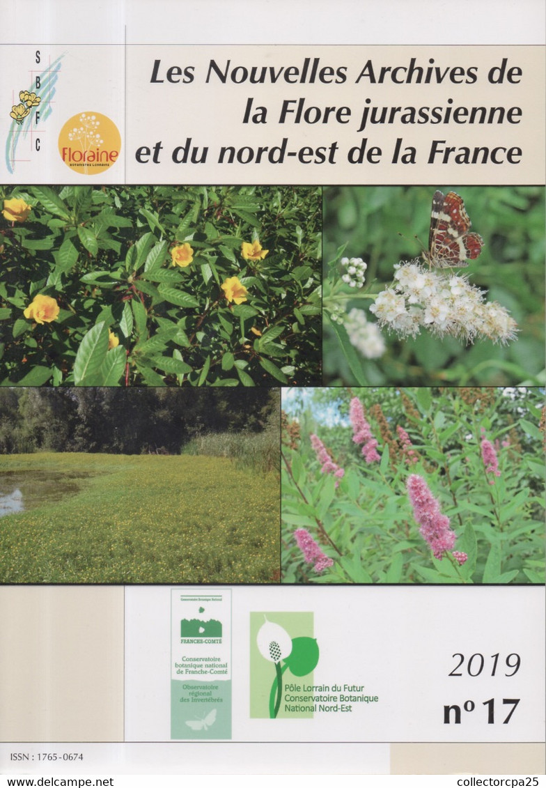 Nouvelles Archive De La Flore Jurassienne Et Du Nord Est De La France N°19 Jura Franche-Comté Besançon Doubs - Franche-Comté