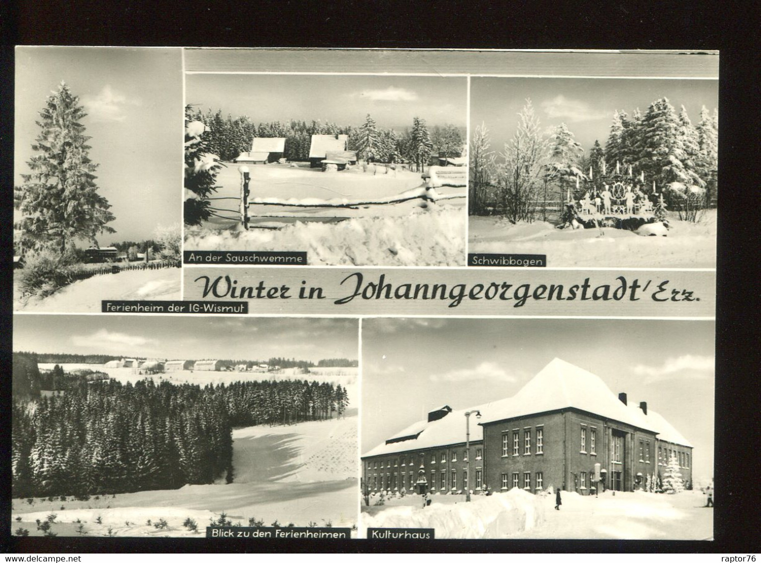 CPM Neuve Allemagne Winter In JOHANNGEORGENSTADT  Multi Vues - Johanngeorgenstadt