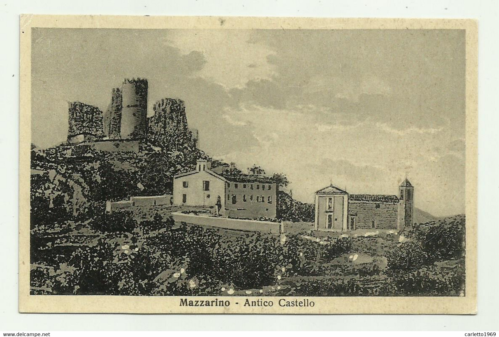 MAZZARINO - ANTICO CASTELLO  VIAGGIATA  FP - Caltanissetta