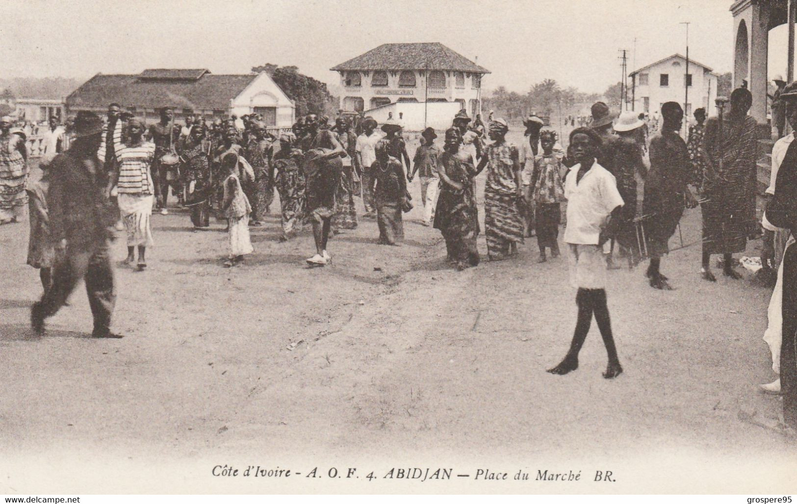COTE D'IVOIRE ABIDJAN LE MARCHE RARE - Ivory Coast