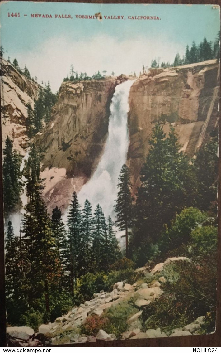 Cpa, Nevada Falls, Yosemite Valley, California, éd Mitchell N° 1441, Non écrite - Yosemite