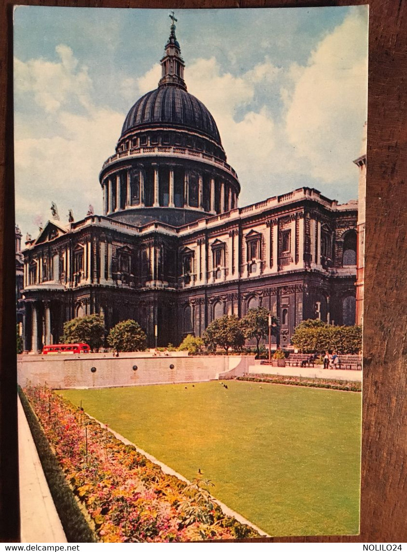 PC De 1969, ST.PAUL'S CATHEDRAL. LONDON (ANGLETERRE), Cahet Postal FULHAM, éd M And L, National Series - St. Paul's Cathedral