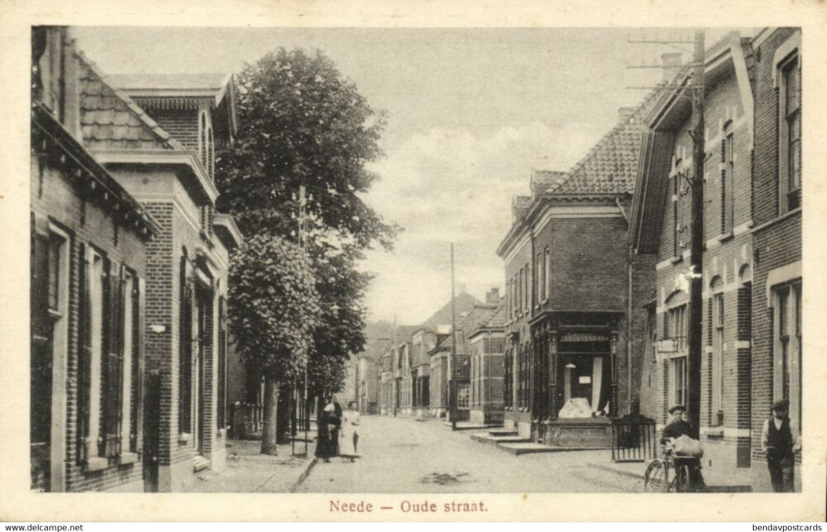 Nederland, NEEDE, Oude Straat (1910s) Ansichtkaart - Neede