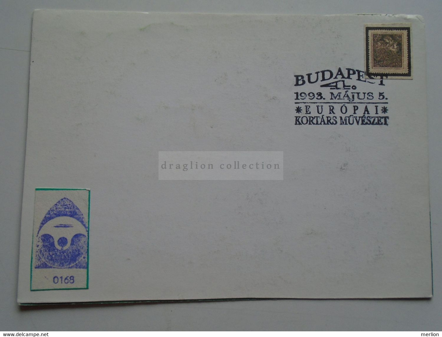 D177683  Hungary   - Handmade (cut And Glued) Commemorative Card Of A Hungarian Collector  - Pool - Cartas & Documentos