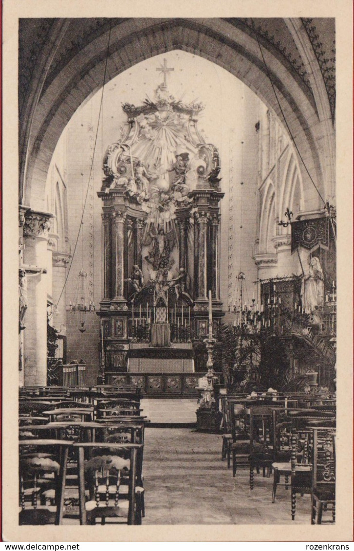 Herentals Herenthals Binnenzicht Der Kerk St. Waldetrudis Antwerpse Kempen ZELDZAAM (In Zeer Goede Staat) - Herentals