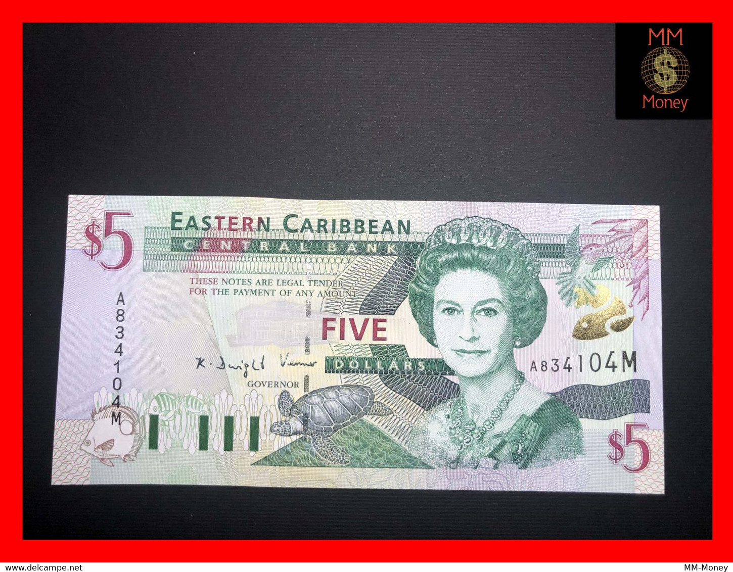 East - Eastern Caribbean  5  $  2001  P. 37  *M*  "Montserrat"   UNC - Caraïbes Orientales