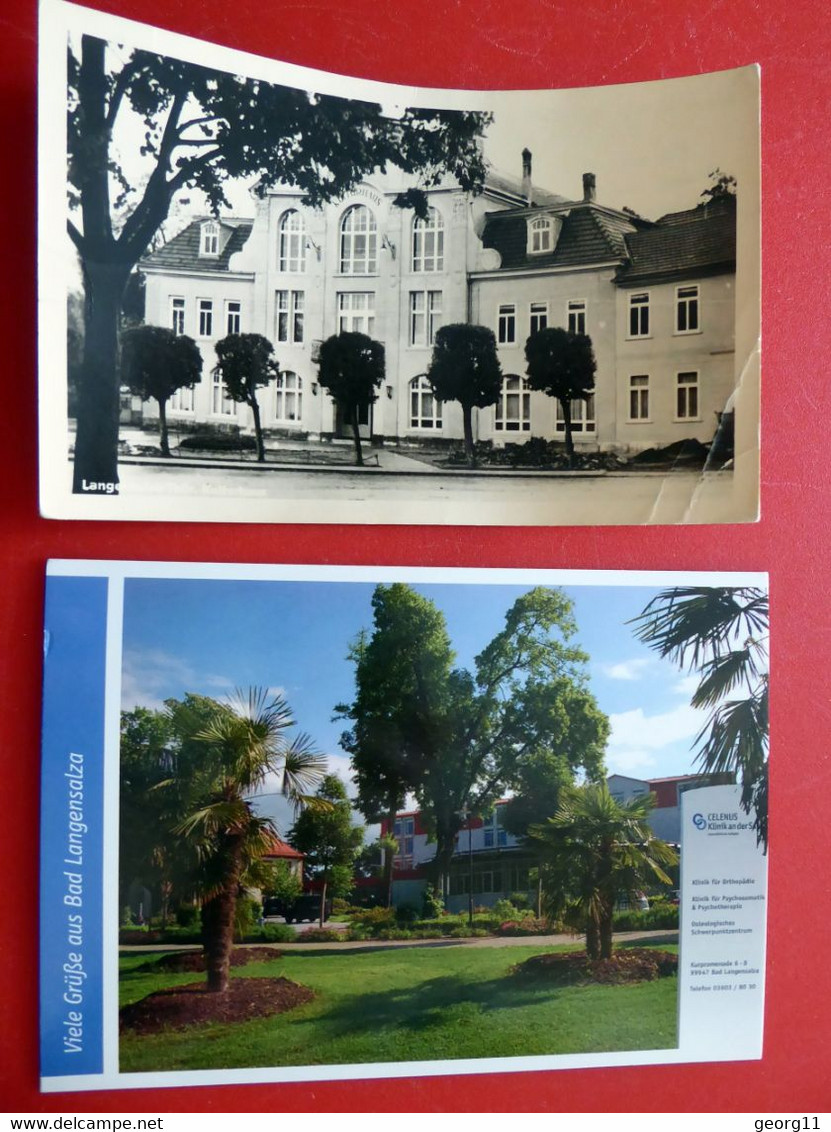 2 X Bad Langensalza - Celenus Klinik - Schwefelbad Kulturhaus - Thüringen - Bad Langensalza