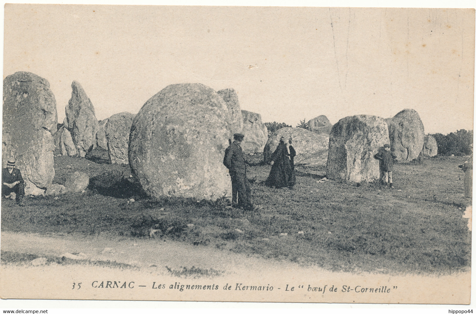 Morbihan (56), Carnac, Les Alignements De Kermario, Le Boeuf De St Corneille - Dolmen & Menhirs