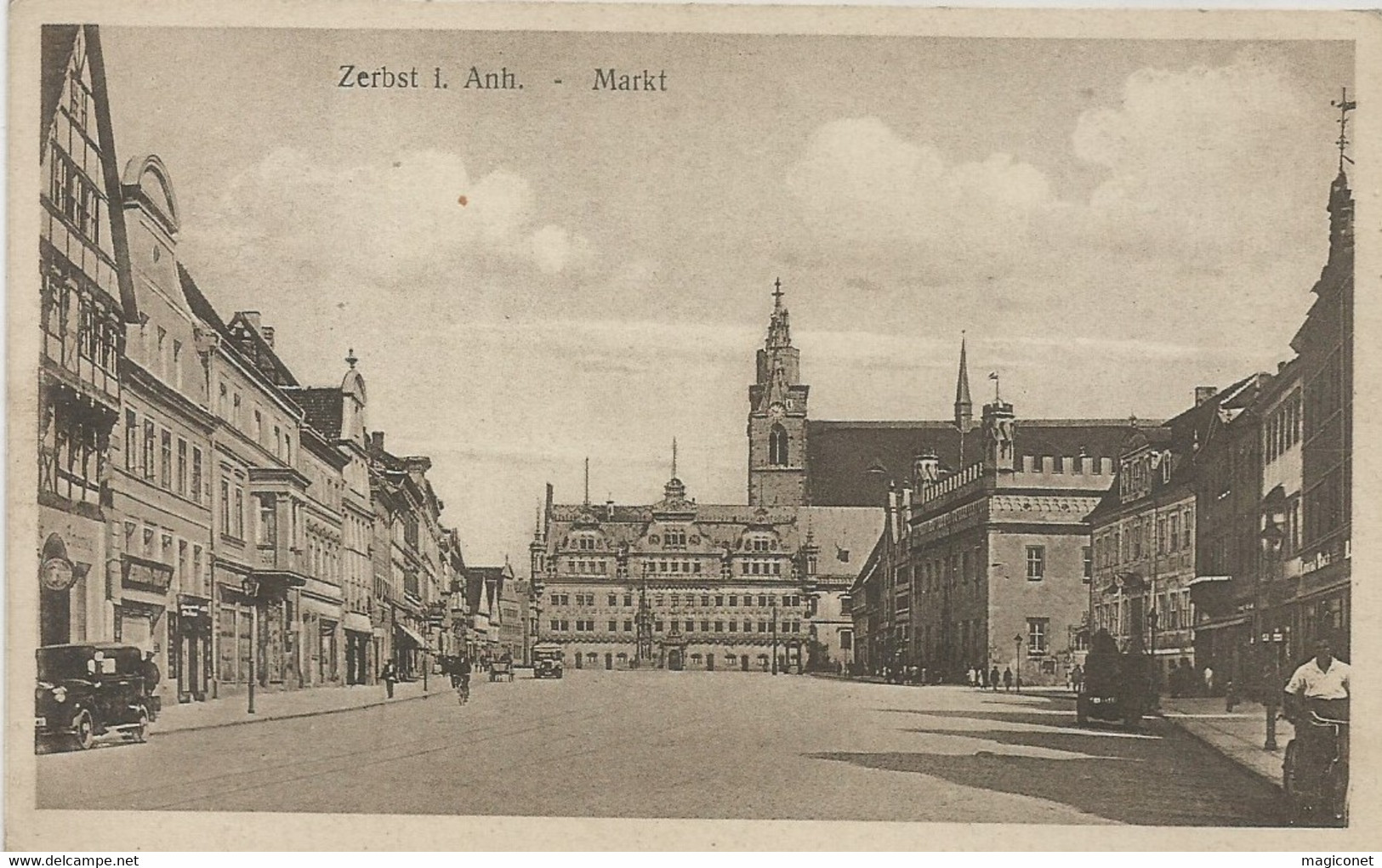 CPA - Zerbst Anh. Markt - Zerbst