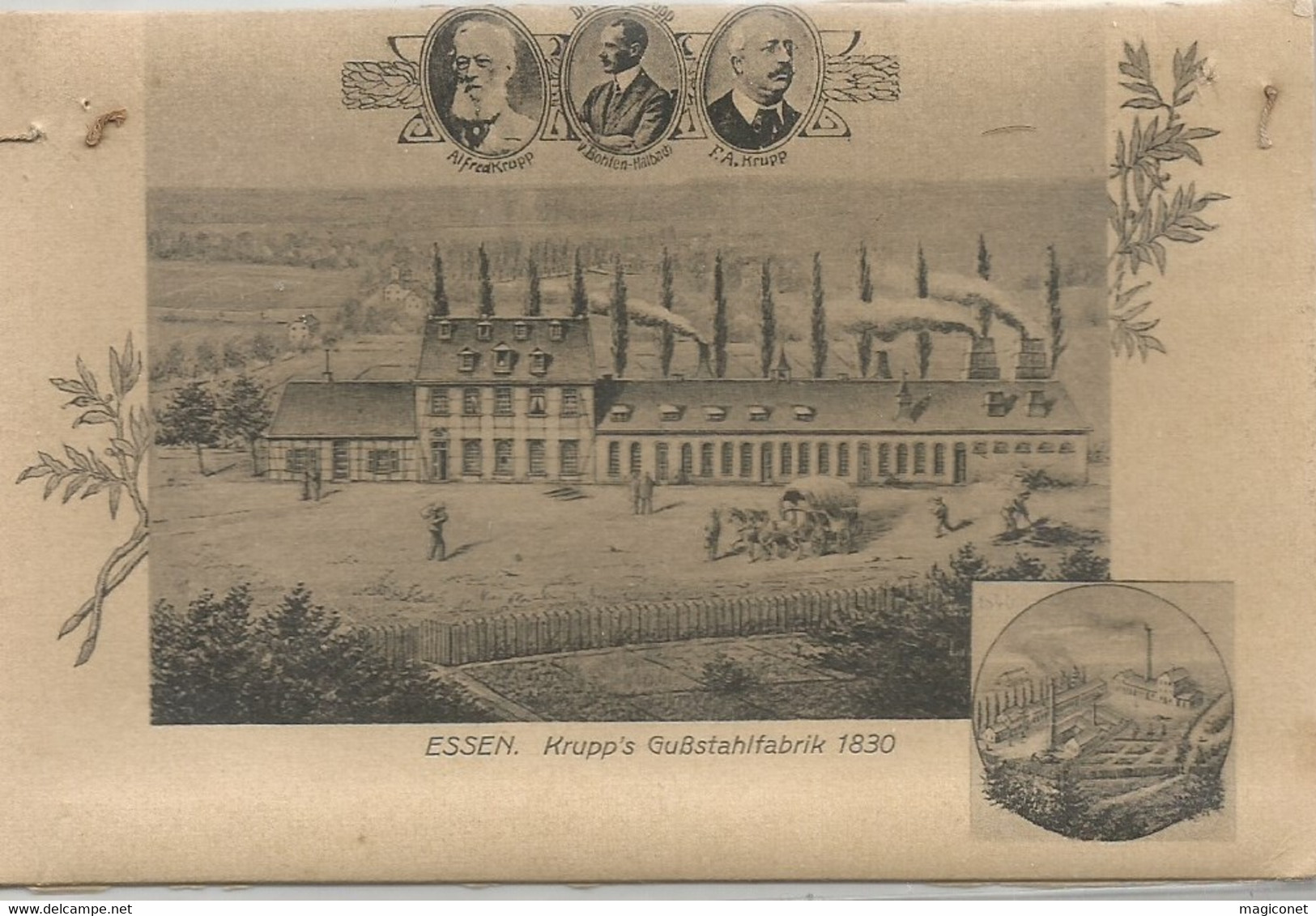 CPA - Essen -Krupp's - GussStahlfabrik 1830 - Fernelmont