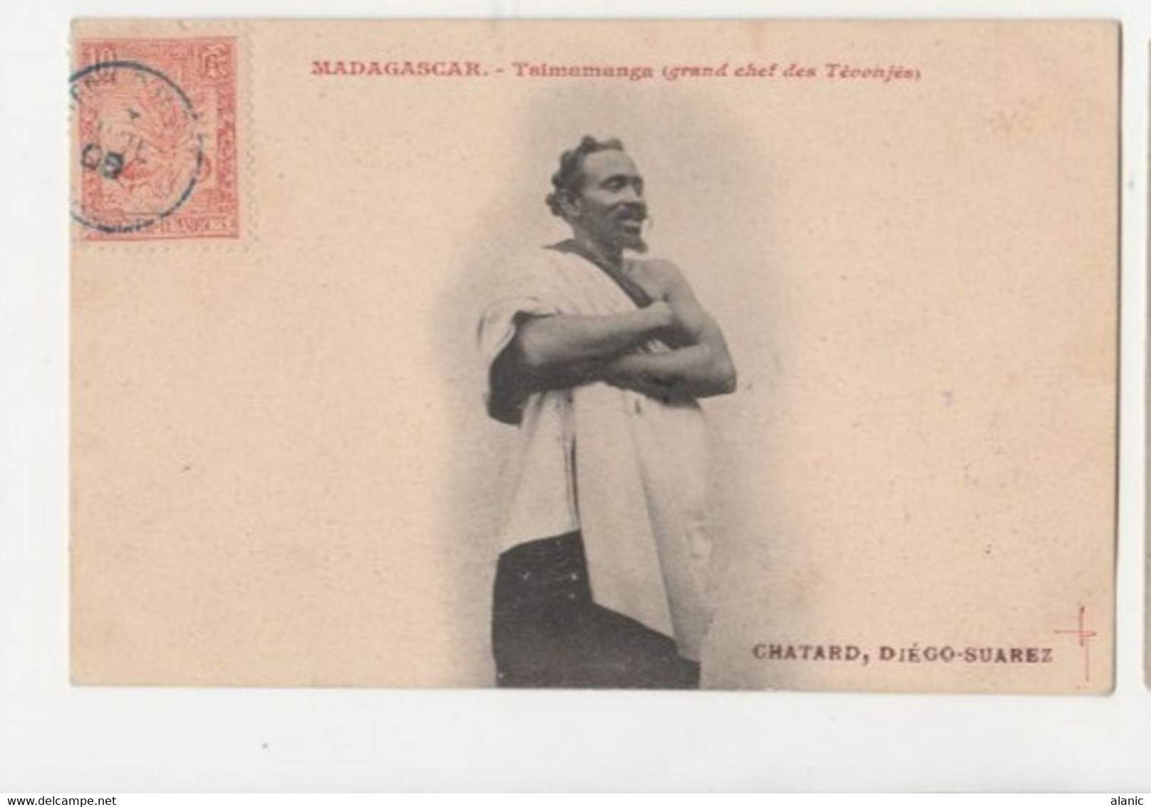 MADAGASCAR - TSIMAMANGA (GRAND CHEF DES TEVEJES) - EDITION CHATARD DIEGO SUAREZ/ Y & Th N°63 - Otros & Sin Clasificación