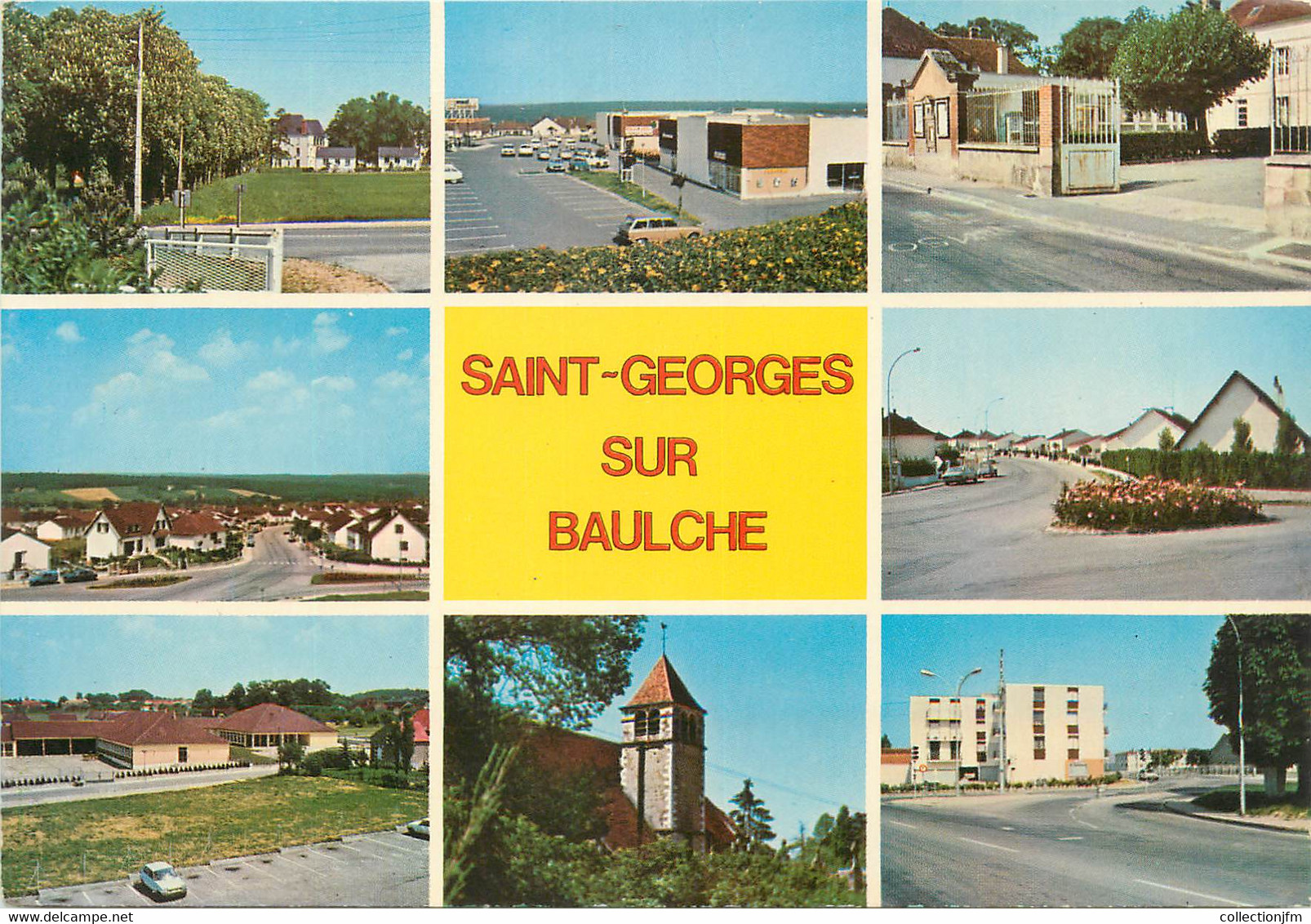 / CPSM FRANCE 89 "Saint Georges Sur Baulche" - Saint Georges Sur Baulche