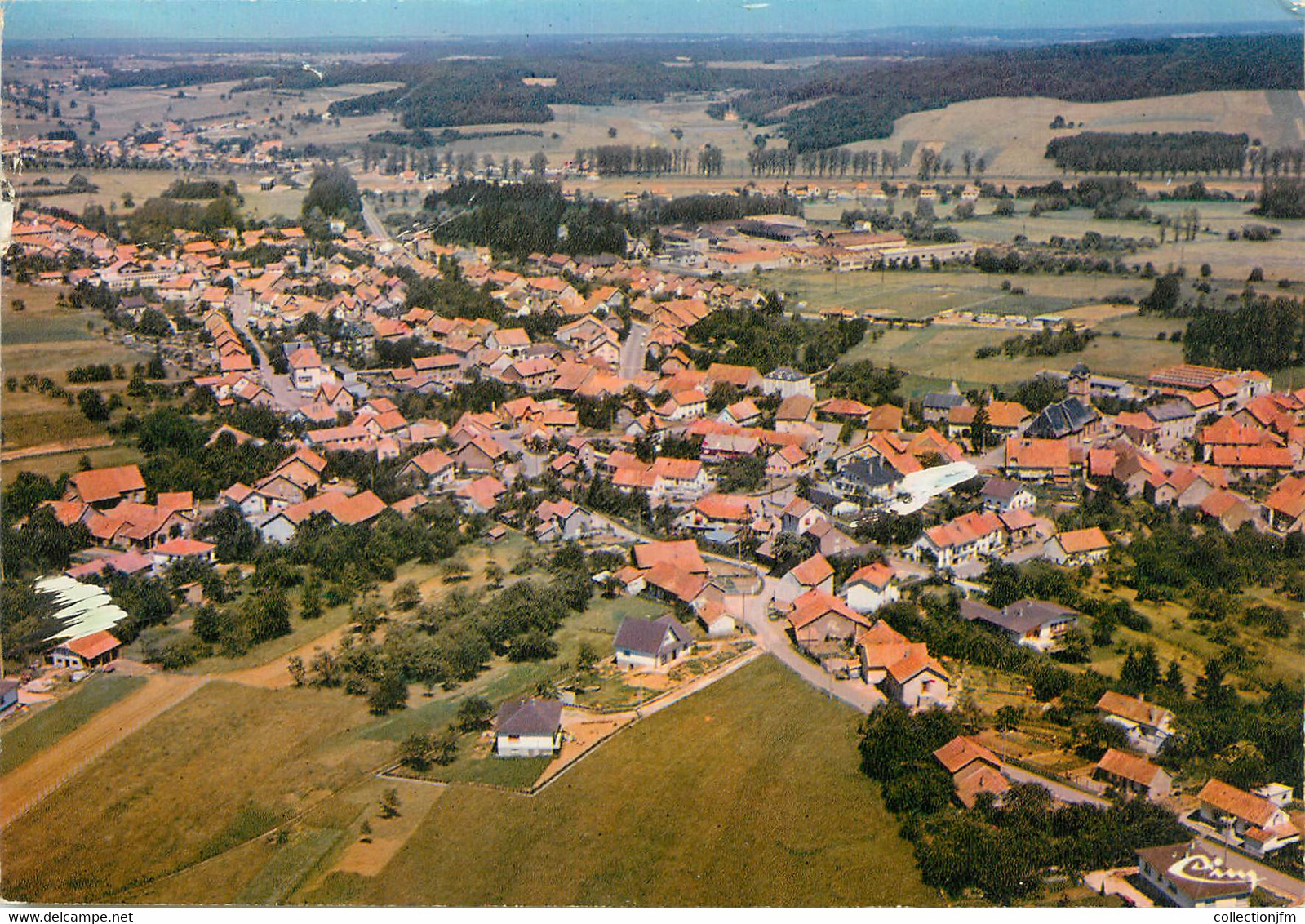 / CPSM FRANCE 90 "Châtenois Les Forges, Vue Panoramique Aérienne" - Châtenois-les-Forges