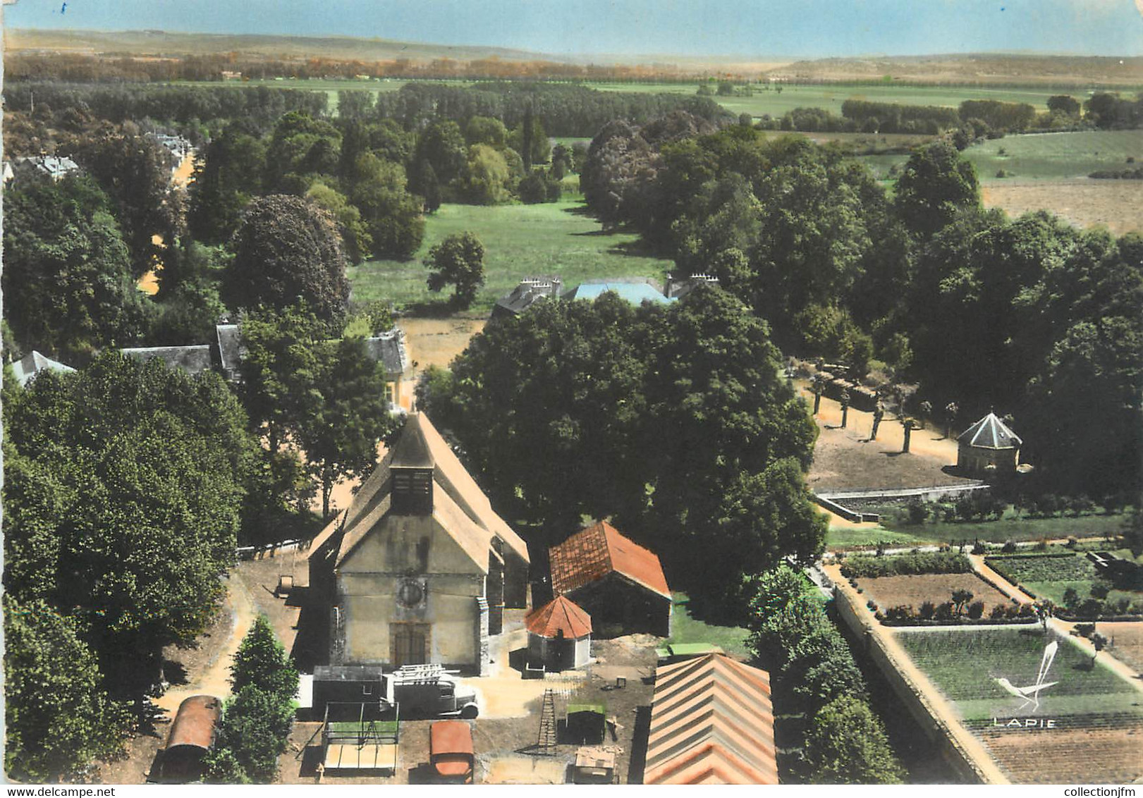 / CPSM FRANCE 89 "Paron, L'église" - Paron