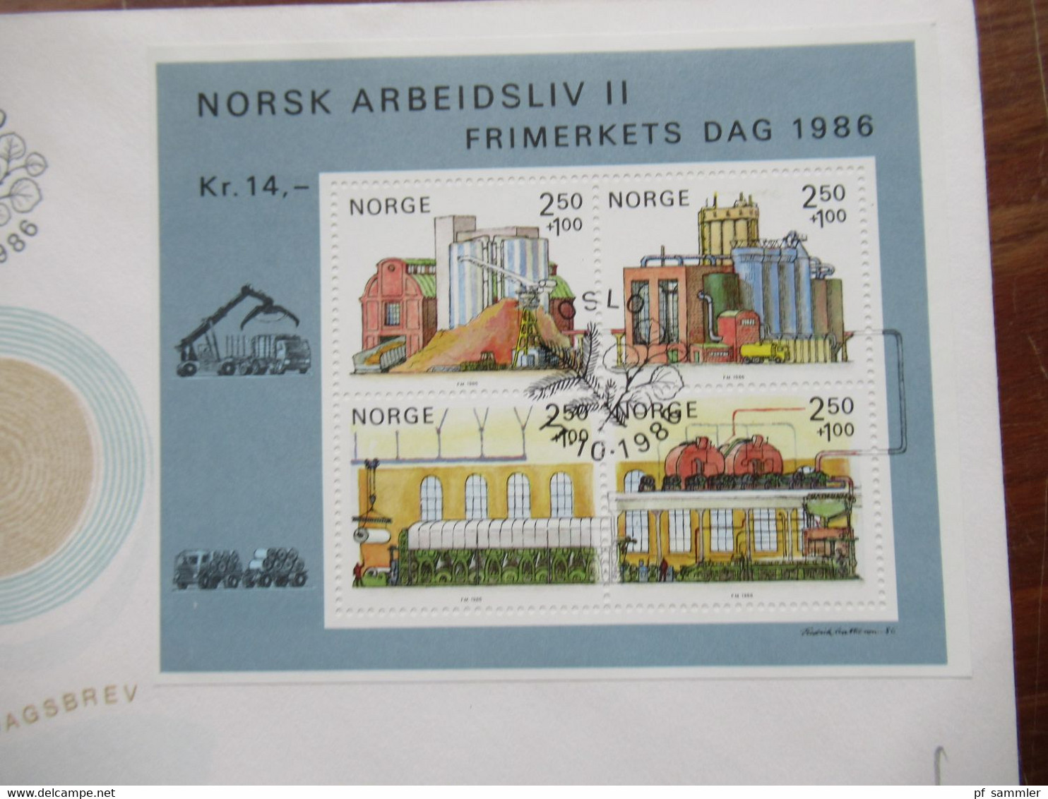 Norwegen 1986 - 2008 3 Sonderbelege Mit Den Blocks Nr. 6, 15 Und 35 Als FDC Schöne Motive! - Blocks & Kleinbögen