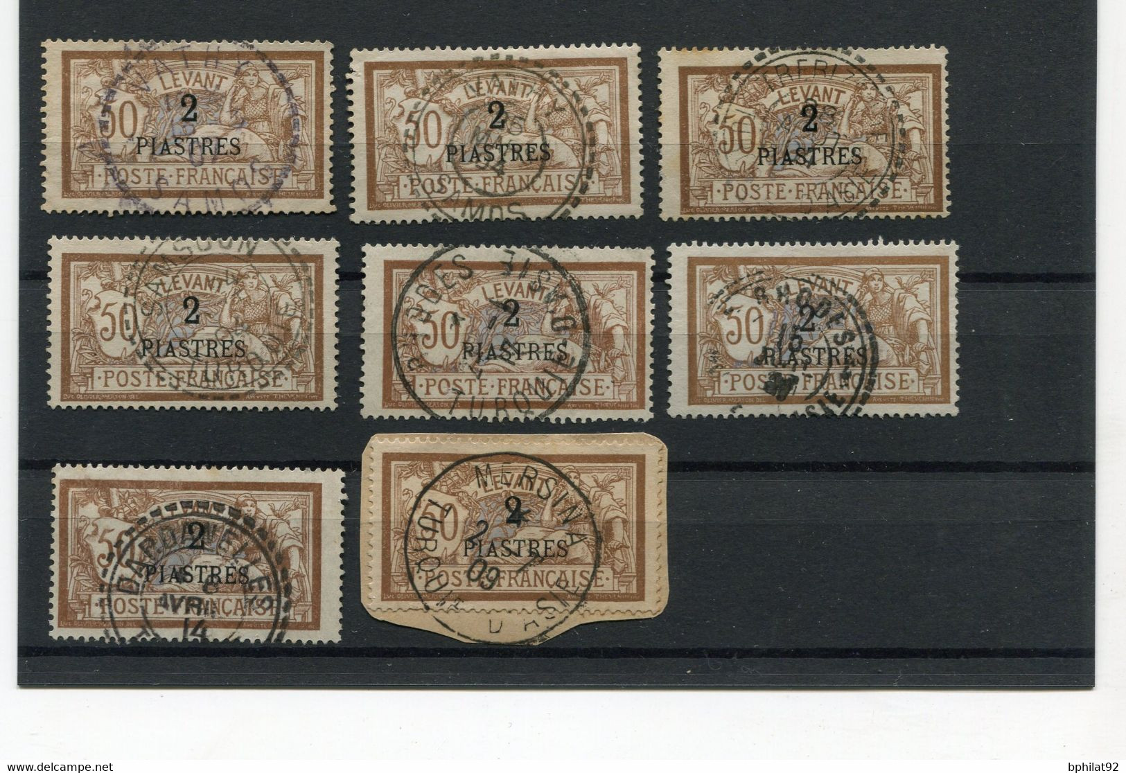 !!! LOT D'OBLITERATIONS SUR N°20 DU LEVANT, DONT VATHY, RHODES, SAMSOUN, DARDANELLES... - Used Stamps