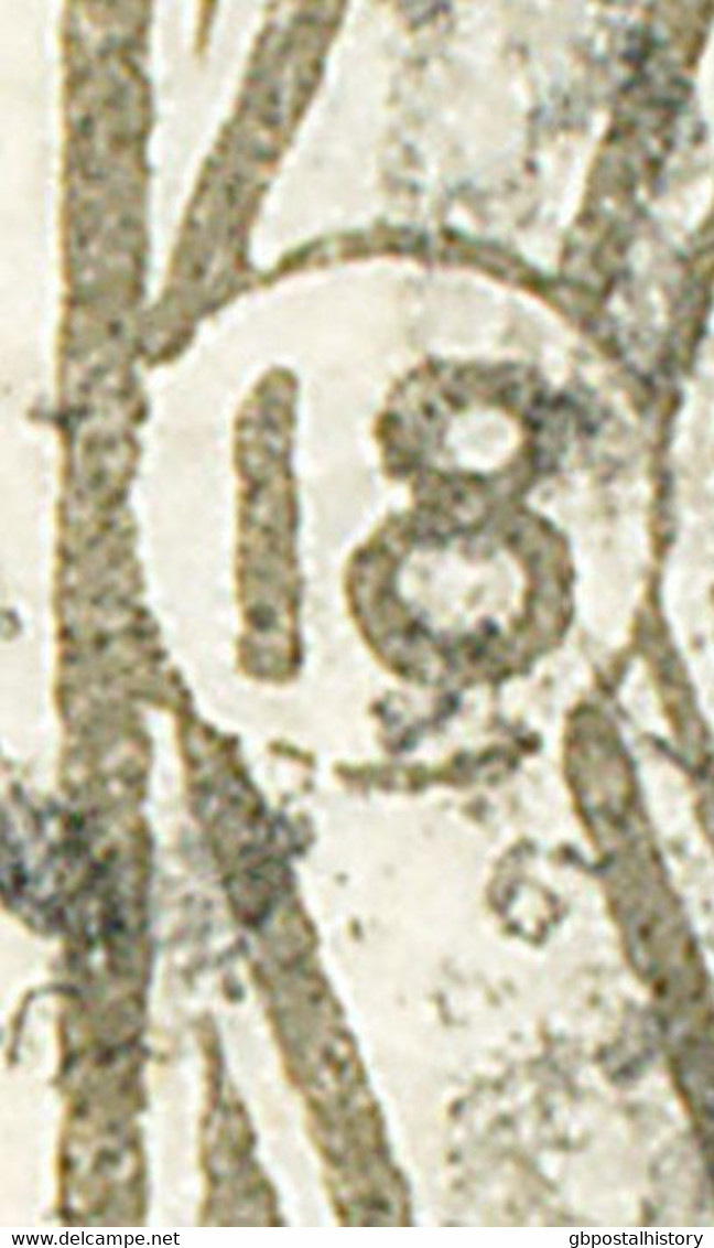 GB 1882 QV 6d Gray Pl.18 (DB) VFU Rare MAJOR ERROR & VARIETY: BROKEN CIRCLES - Variétés, Erreurs & Curiosités