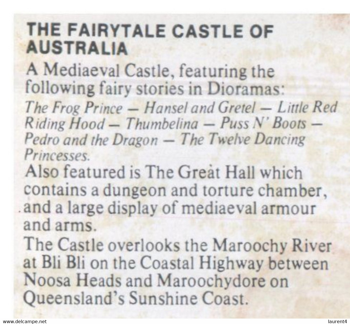 (NN 2) Australia - QLD - Bli Bli Fairytale Castle (medieval Fortified Castle) - Sunshine Coast