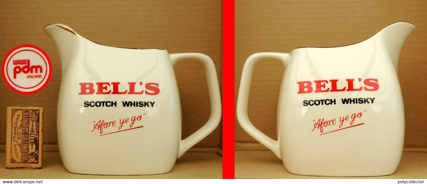 1 Pichet à WHISKY BELL'S Afore Ye Go - Marché Anglais - Jugs