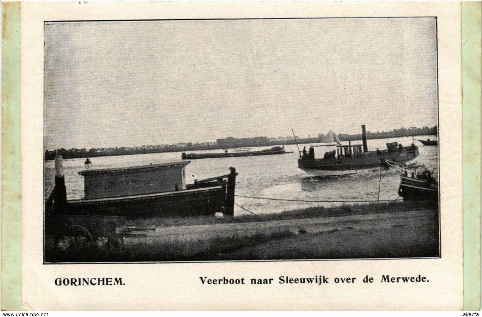 GORNICHEM Veerboot Naar Sleeuwijk Over De Merwede NETHERLANDS (603439) - Gorinchem