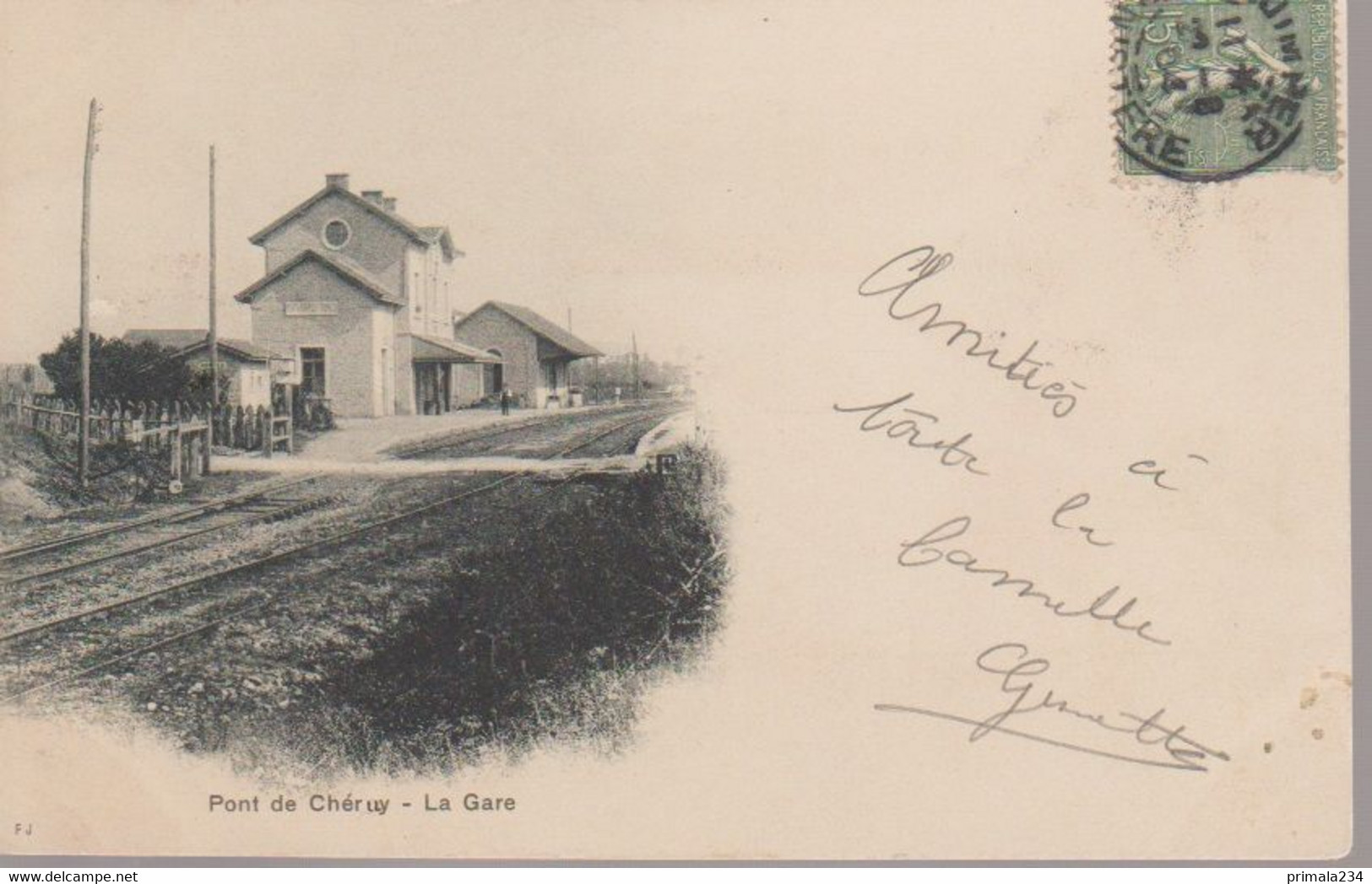 PONT DE CHERUY  - LA GARE - Pont-de-Chéruy