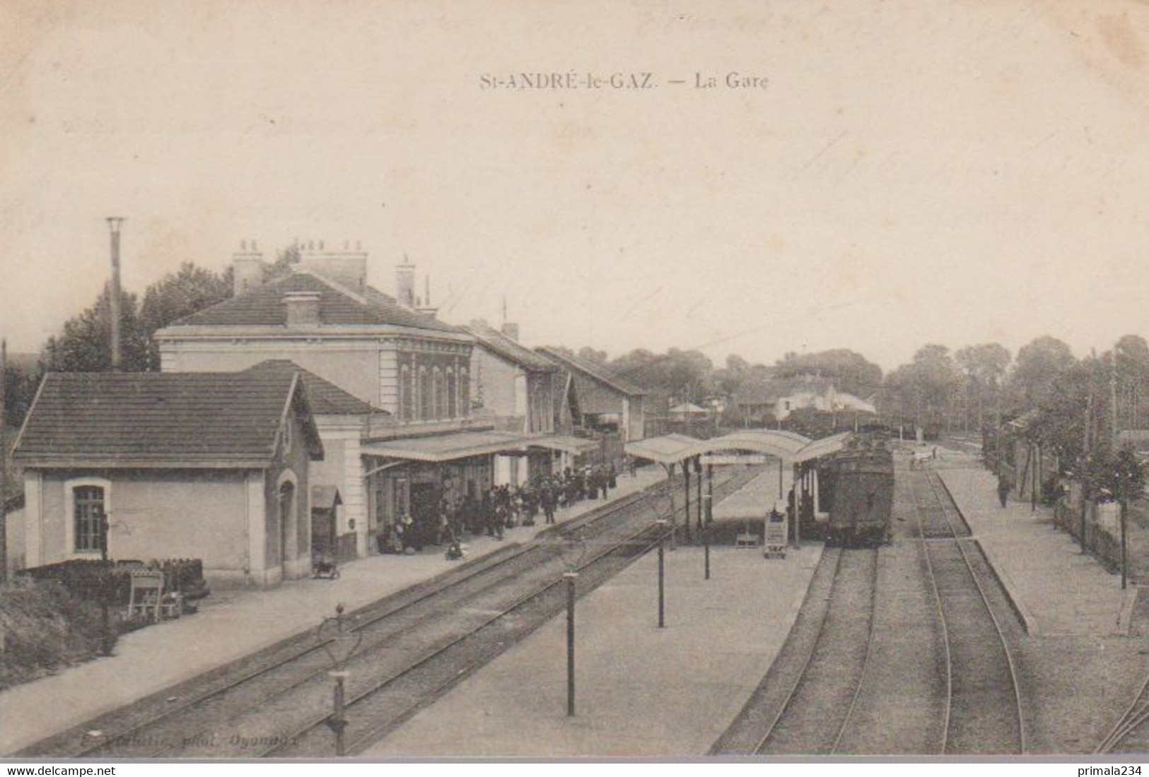 SAINT ANDRE LE GAZ - LA GARE - Saint-André-le-Gaz