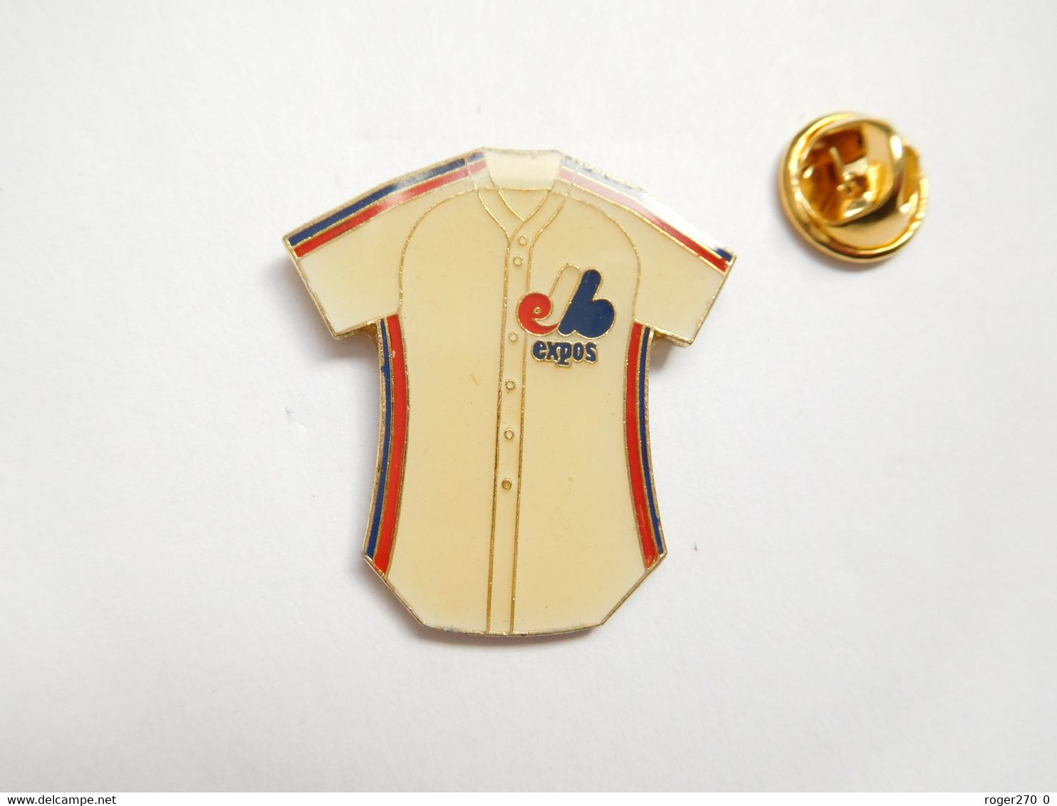 Beau Pin's , Baseball , Maillot , Expos De Montréal , Canada - Baseball