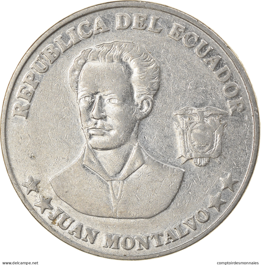 Monnaie, Équateur, 5 Centavos, Cinco, 2000, TB+, Steel, KM:105 - Ecuador