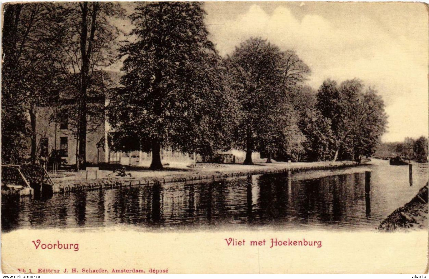 CPA AK VOORBURG Vliet Met Hoekenbrug NETHERLANDS (602721) - Voorburg