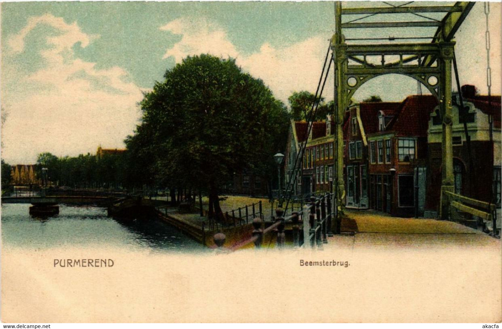 CPA AK PURMEREND Beemsterbrug NETHERLANDS (602756) - Purmerend